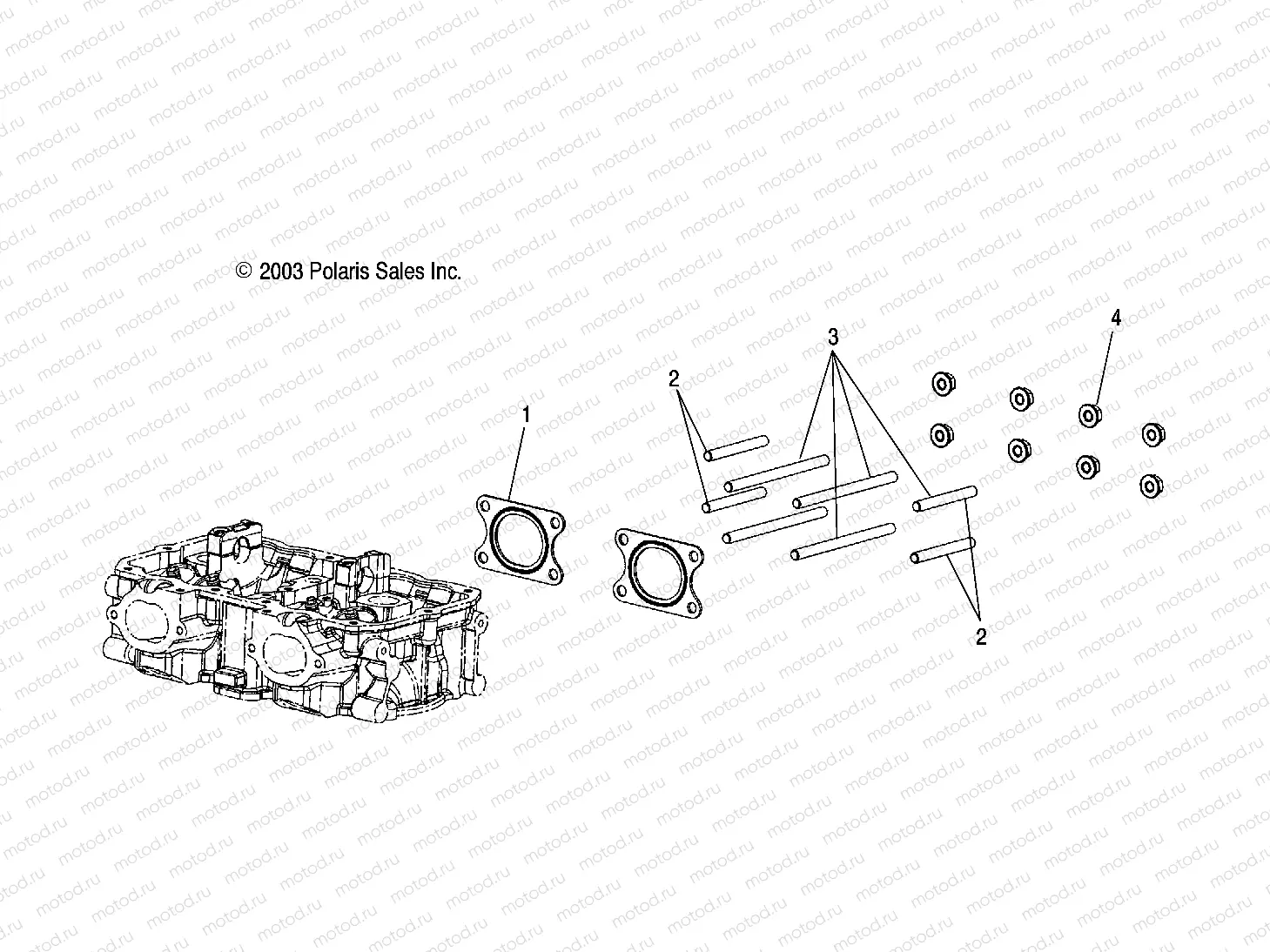 EXHAUST GASKETS and HARDWARE - W045305CA/IA/CB/IB/IE/CC/IC/CD/ID/IF (4990579057C10) | EXHAUST GASKETS and HARDWARE - W045305CA/IA/CB/IB/IE/CC/IC/CD/ID/IF (4990579057C10)