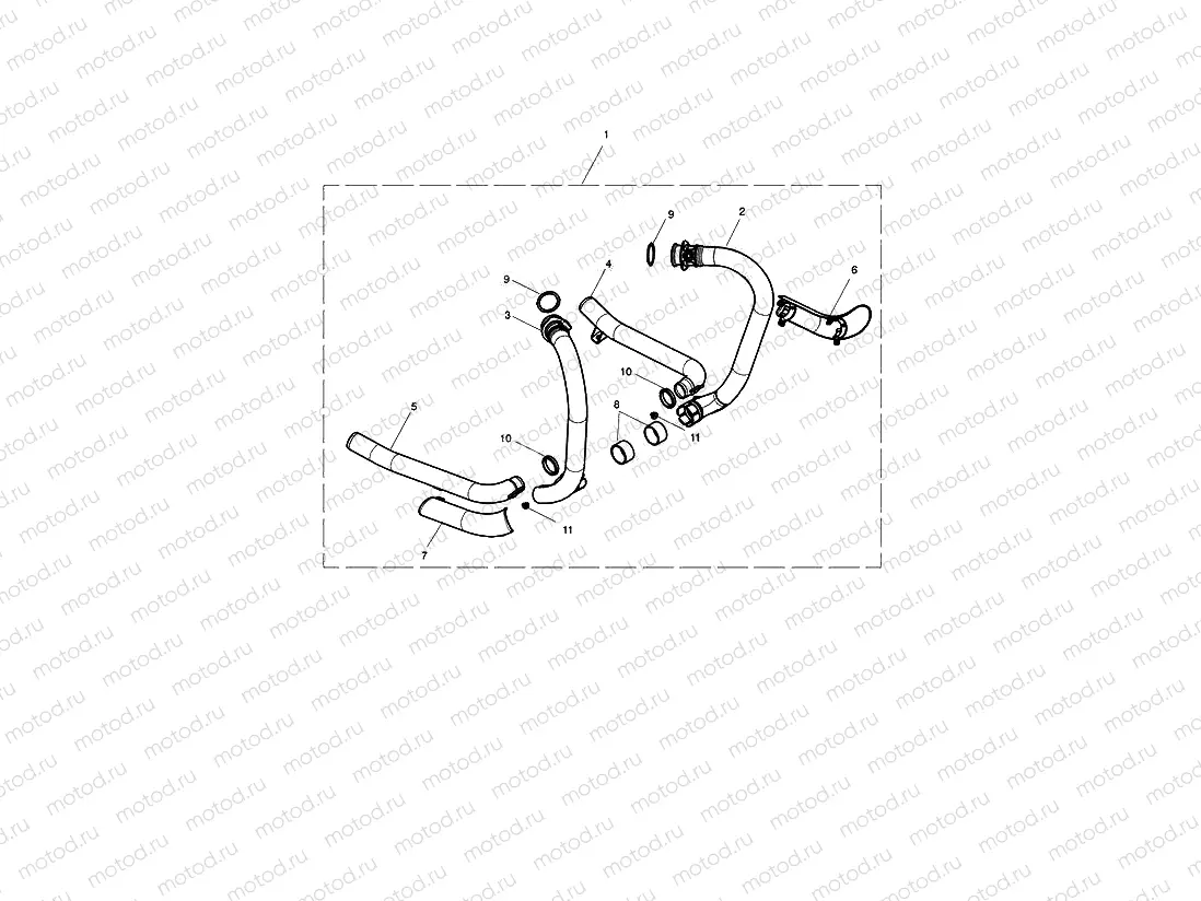 Exhaust Kit, Black
