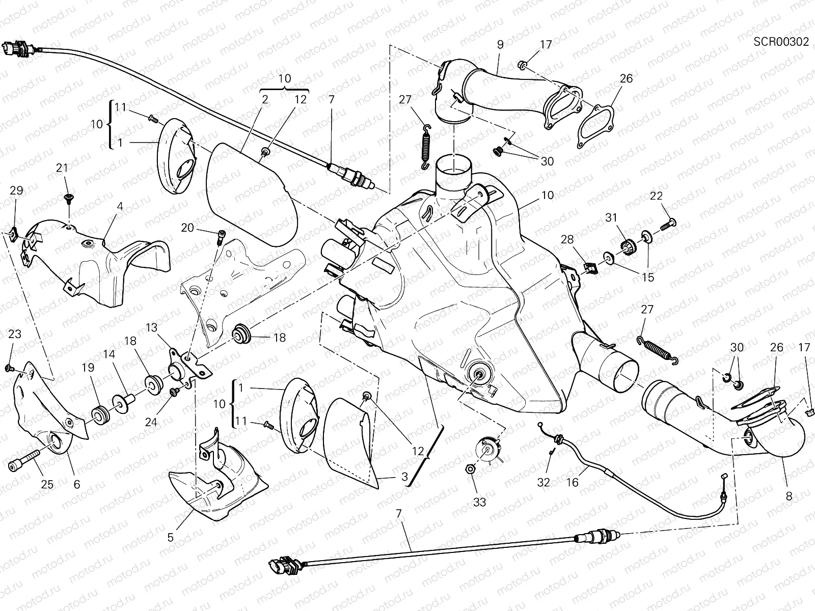 EXHAUST MANIFOLD [MOD:DVL1260S]