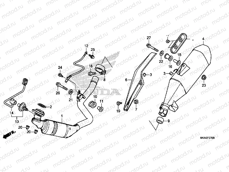 EXHAUST MUFFLER