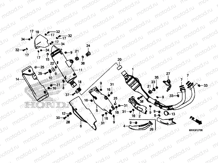 EXHAUST MUFFLER