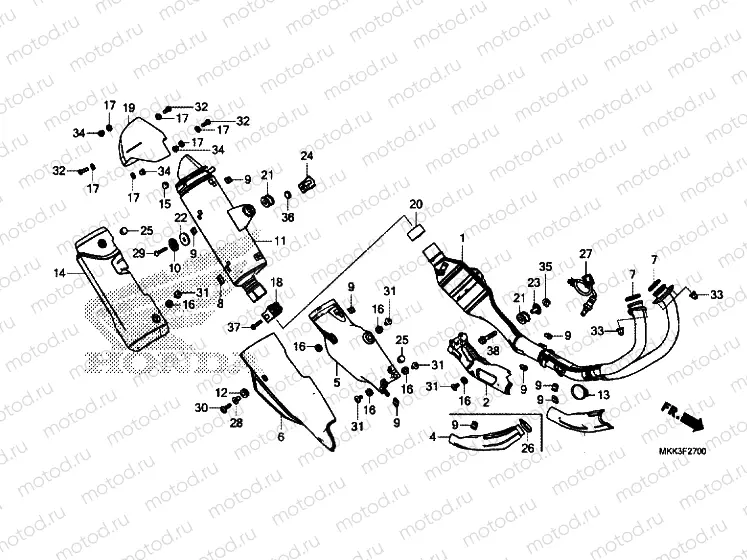 EXHAUST MUFFLER