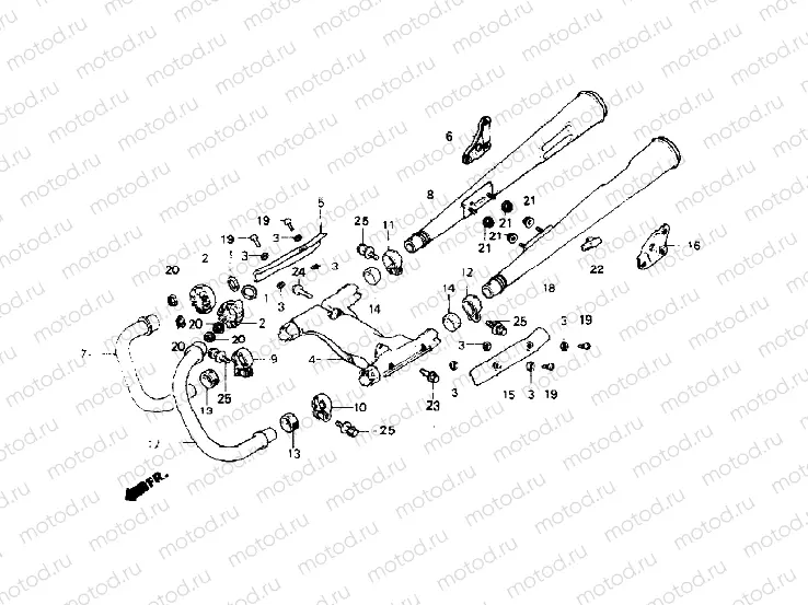 Exhaust muffler