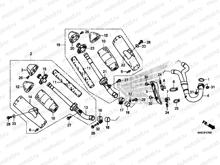 EXHAUST MUFFLER