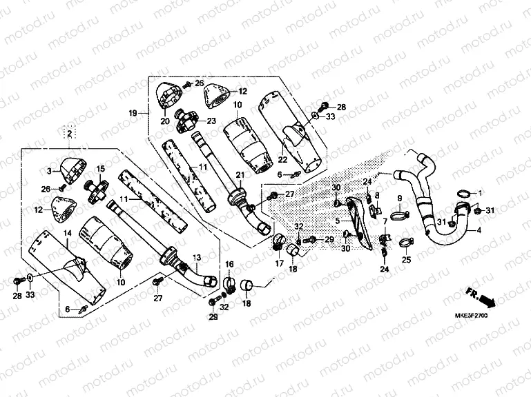 EXHAUST MUFFLER