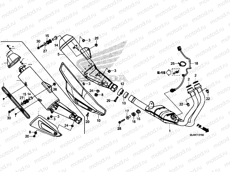 EXHAUST MUFFLER