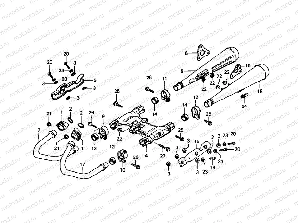 EXHAUST MUFFLER