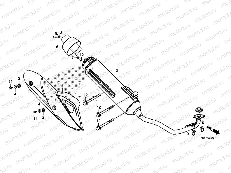 EXHAUST MUFFLER
