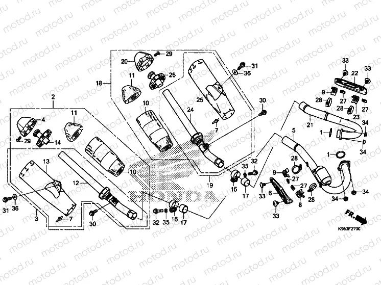 EXHAUST MUFFLER