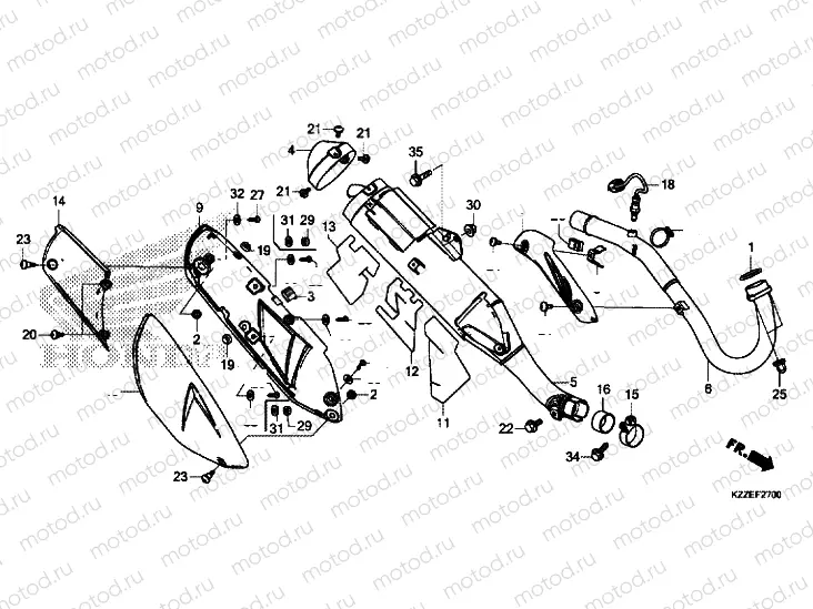 EXHAUST MUFFLER