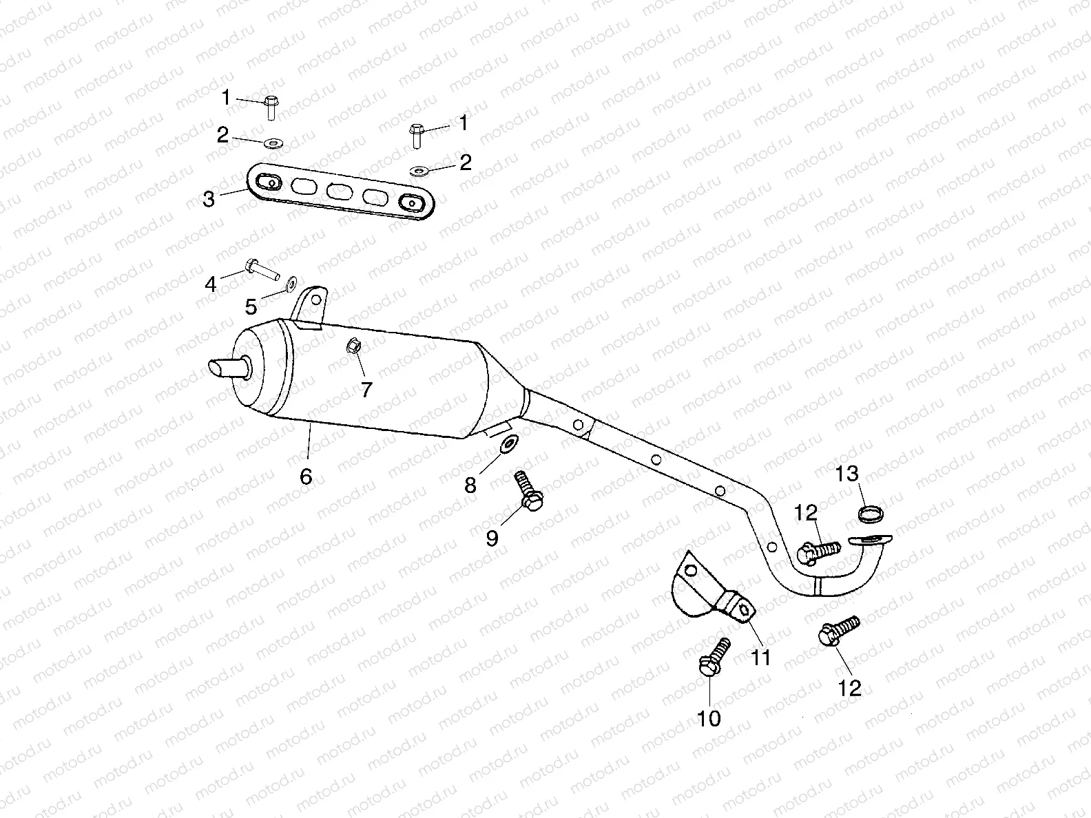 EXHAUST PIPE - A01EA09CA (4964266426A009) | EXHAUST PIPE - A01EA09CA (4964266426A009)