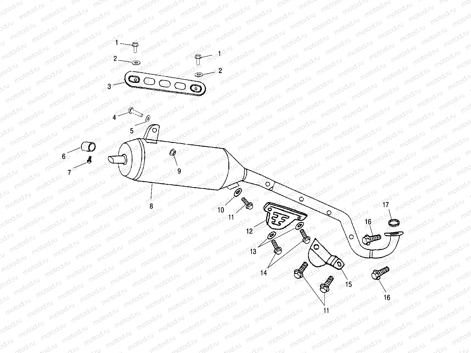 EXHAUST PIPE - A02FA09CA/CB/CC (4970887088A09) | EXHAUST PIPE - A02FA09CA/CB/CC (4970887088A09)