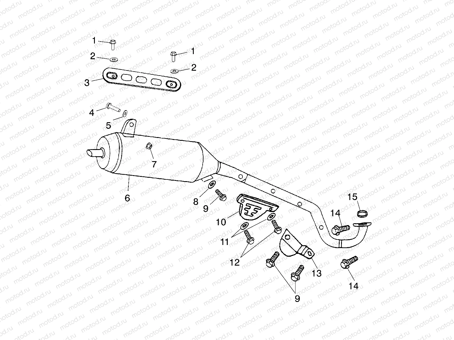 EXHAUST PIPE - A03FA09CA/CC/CD (4978857885A09) | EXHAUST PIPE - A03FA09CA/CC/CD (4978857885A09)