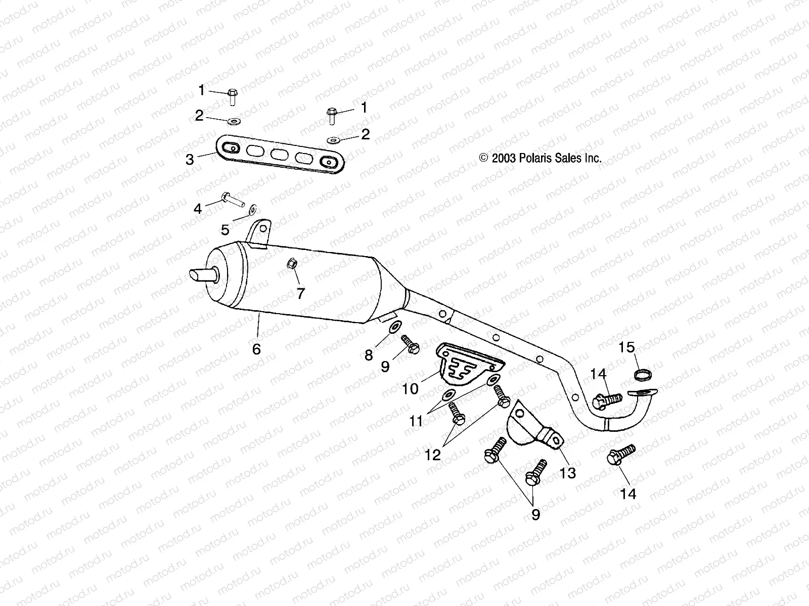 EXHAUST PIPE - A04FA09CA/CB (4987808780A09) | EXHAUST PIPE - A04FA09CA/CB (4987808780A09)