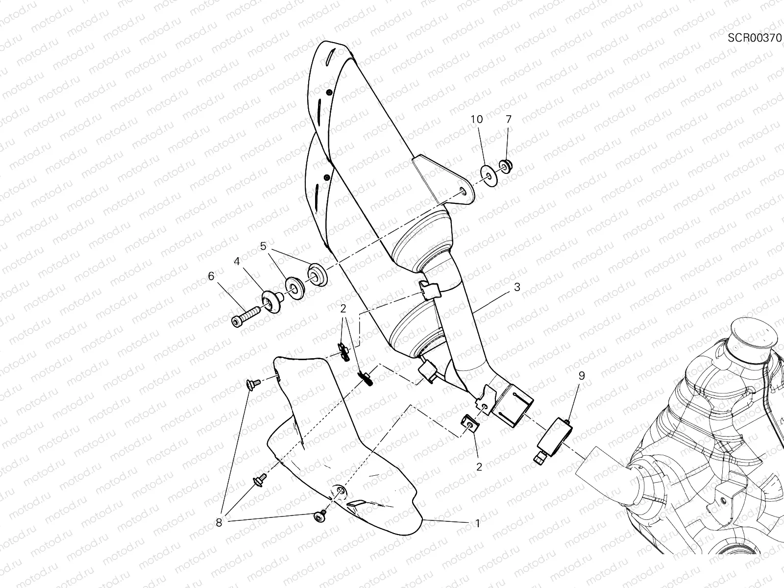 EXHAUST SILENCER [MOD:M937+]