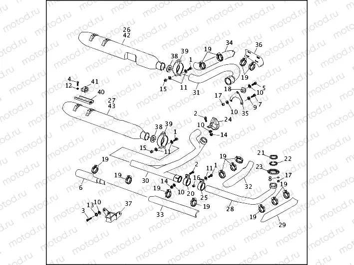 EXHAUST SYSTEM (1 OF 2)