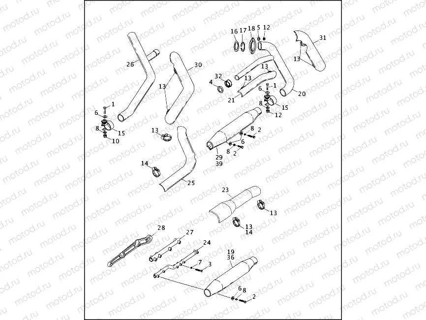 EXHAUST SYSTEM (1 OF 2)