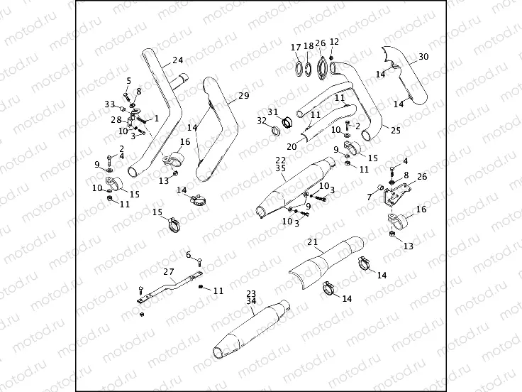 EXHAUST SYSTEM (1 OF 2)