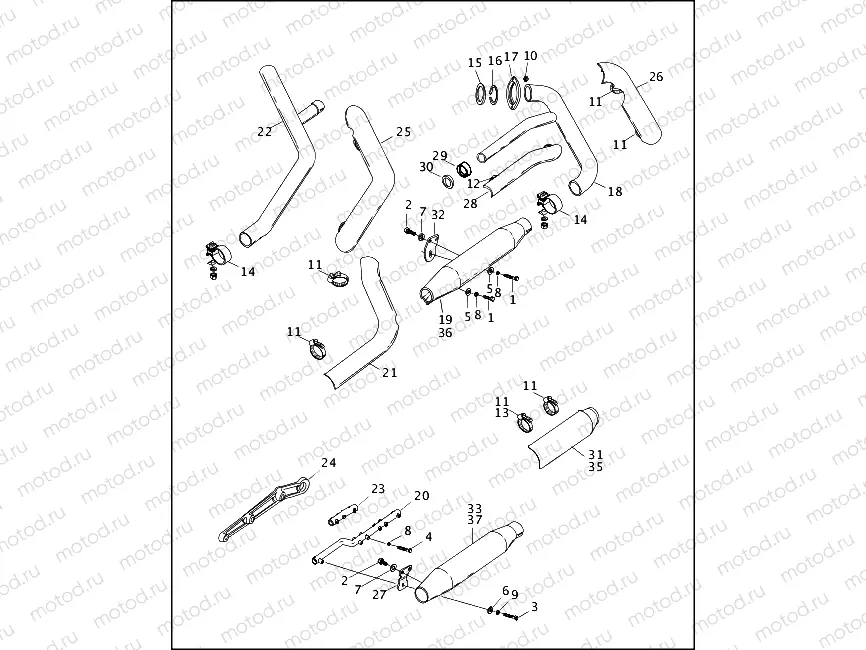 EXHAUST SYSTEM (1 OF 2)