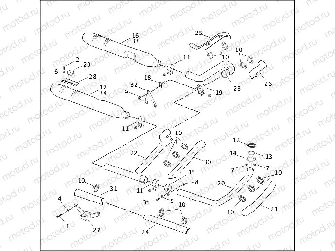 EXHAUST SYSTEM (1 OF 2)