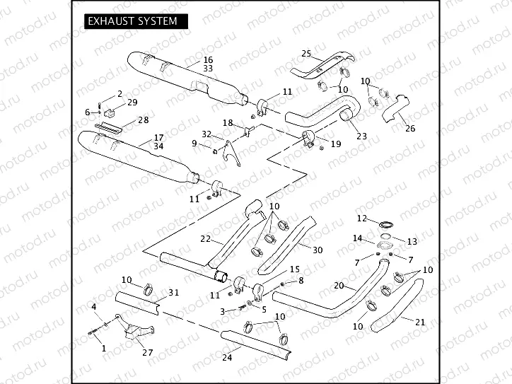 EXHAUST SYSTEM (1 OF 2)