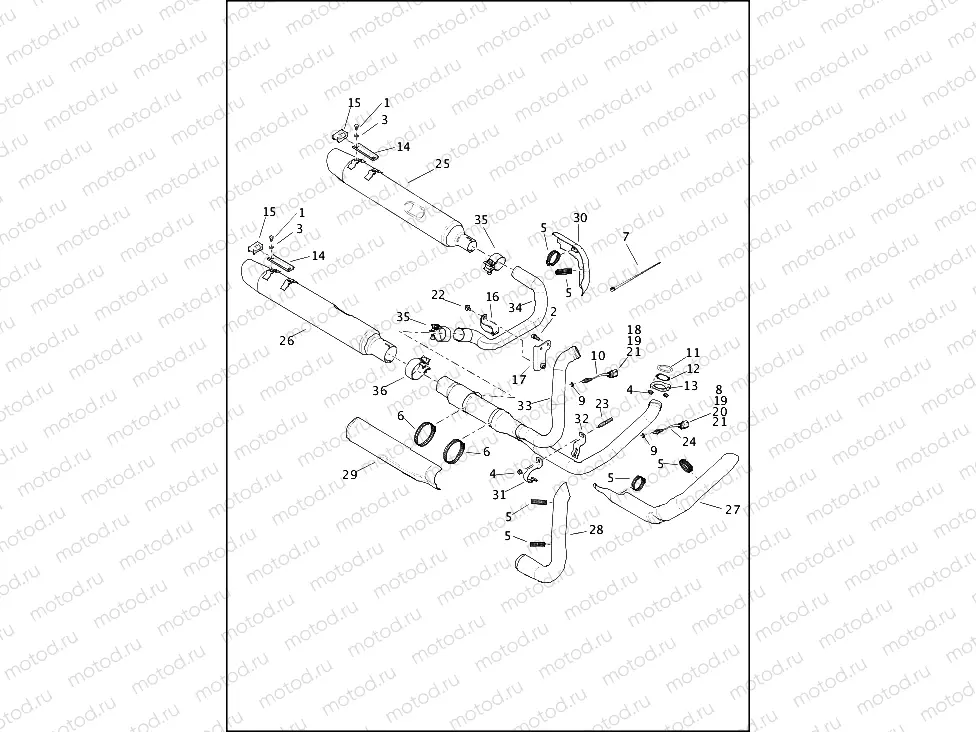 EXHAUST SYSTEM (1 OF 2)