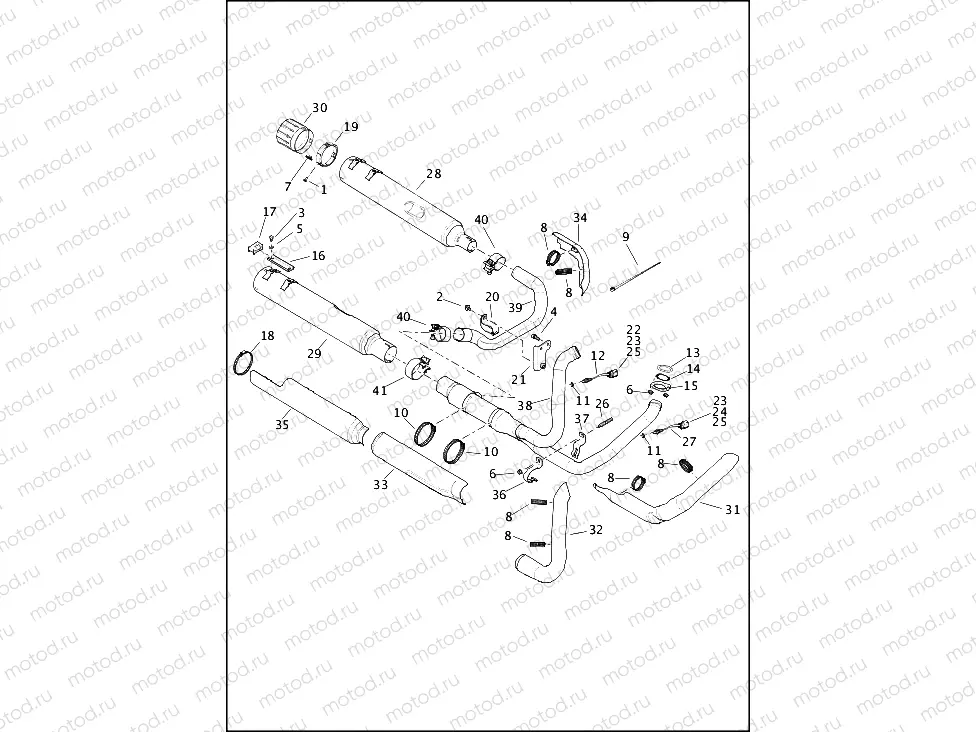 EXHAUST SYSTEM (1 OF 2)