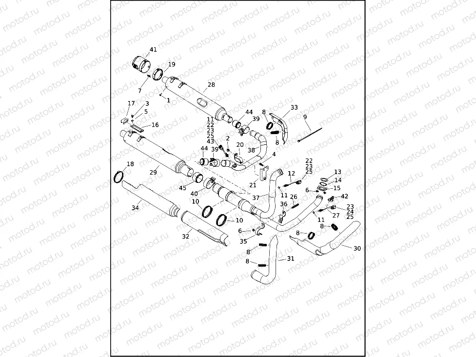 EXHAUST SYSTEM (1 OF 2)