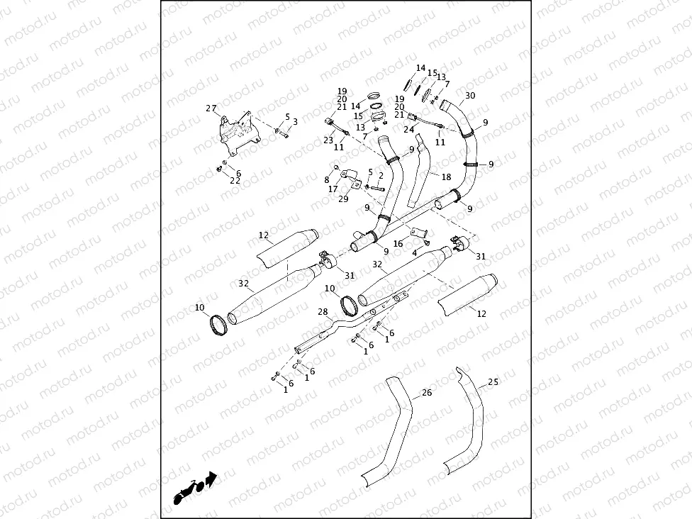EXHAUST SYSTEM (2 OF 2)