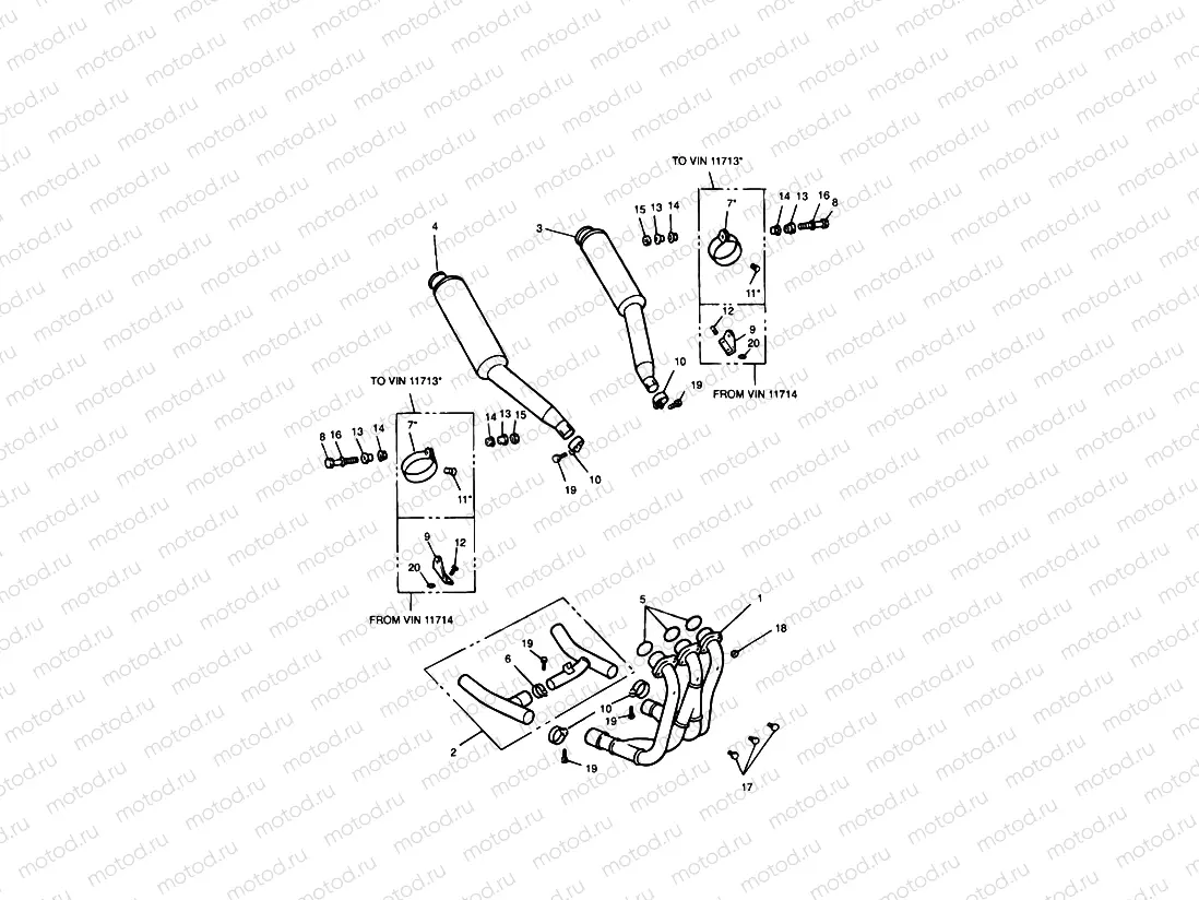 Exhaust System 3 Cylinder » 29155