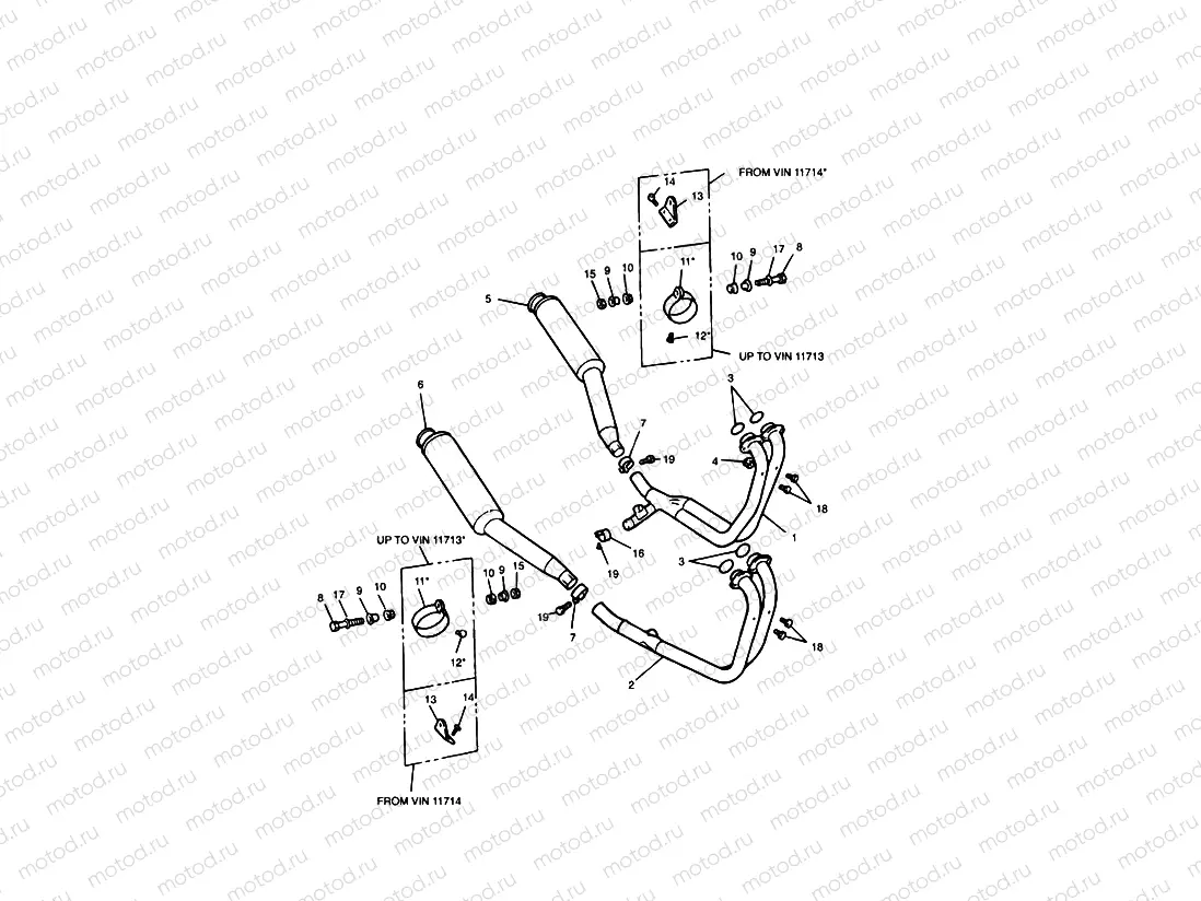 Exhaust System 4 Cylinder