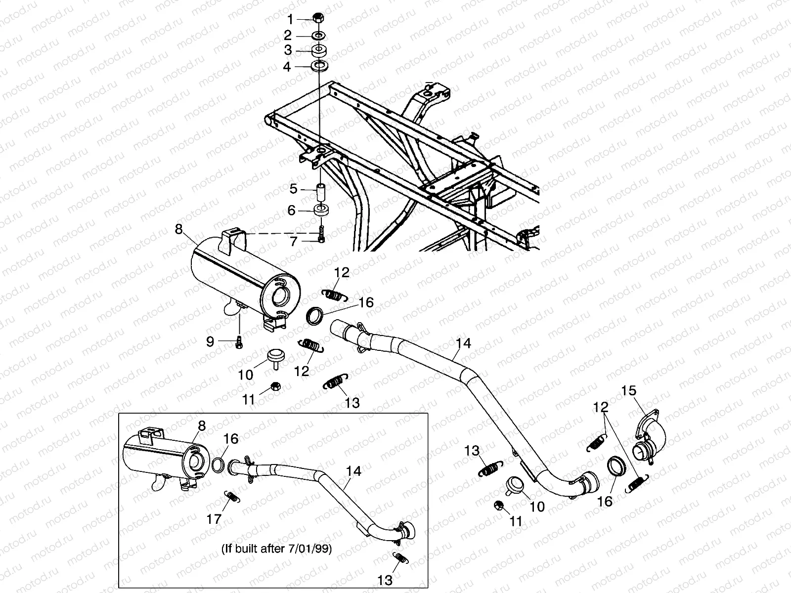 EXHAUST SYSTEM - A00CD32AA (4949404940A013) | EXHAUST SYSTEM - A00CD32AA (4949404940A013)