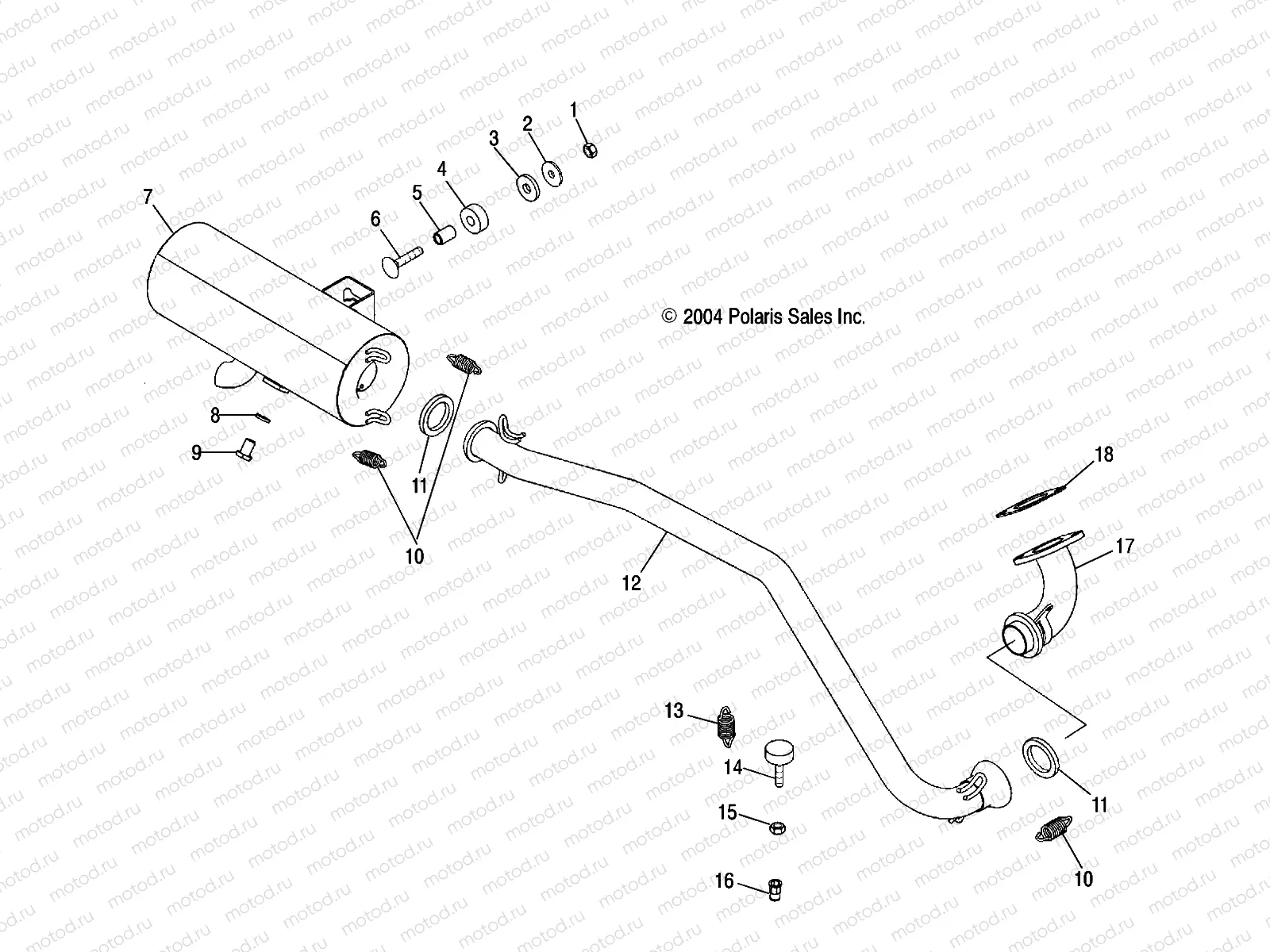 EXHAUST SYSTEM - A05JD32AA (4995169516B05) | EXHAUST SYSTEM - A05JD32AA (4995169516B05)