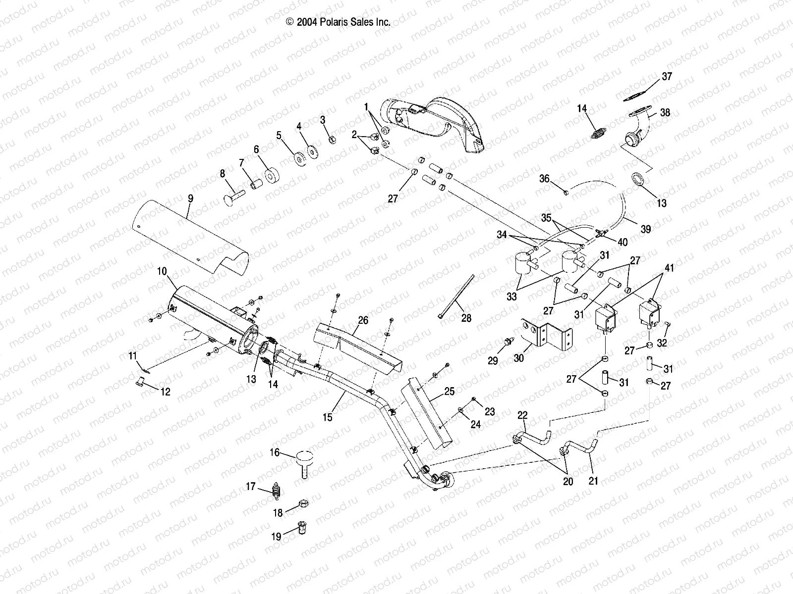 EXHAUST SYSTEM - A05JD32EA (4997869786B05) | EXHAUST SYSTEM - A05JD32EA (4997869786B05)