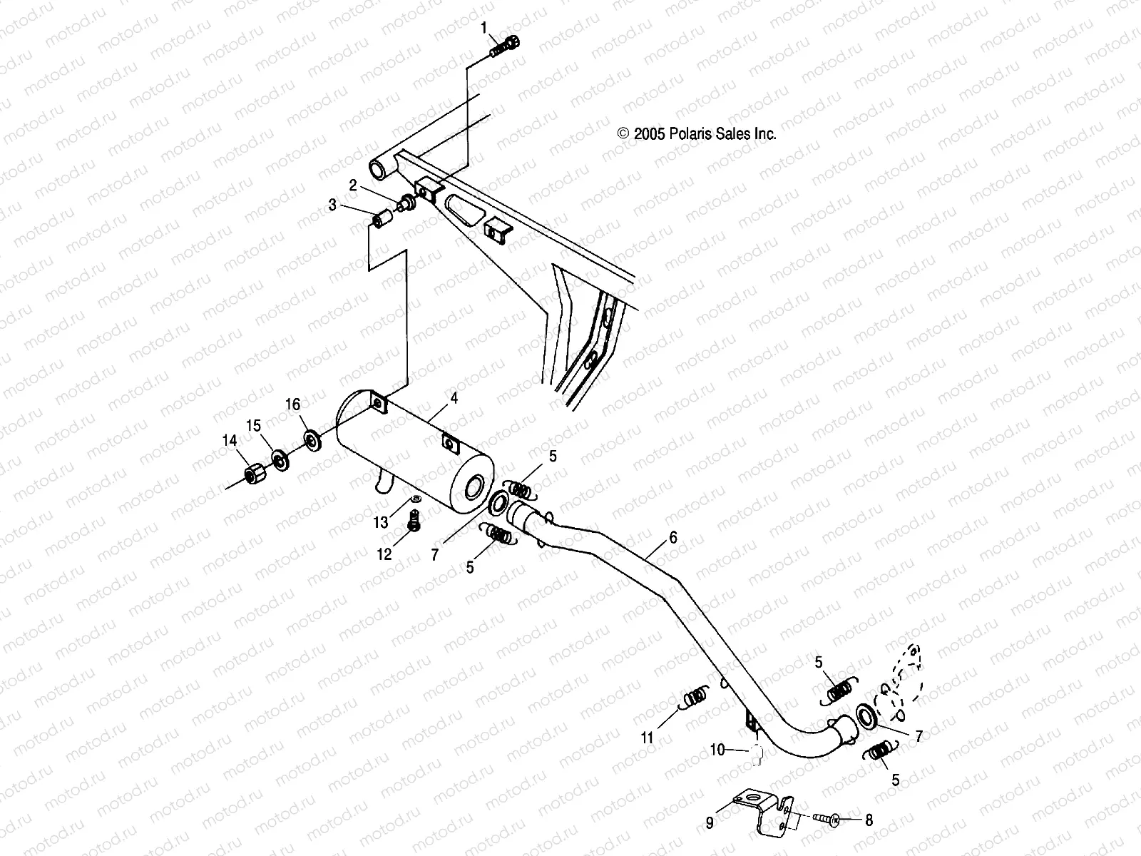 EXHAUST SYSTEM - A06BG50AA/FA (4999201549920154A08) | EXHAUST SYSTEM - A06BG50AA/FA (4999201549920154A08)