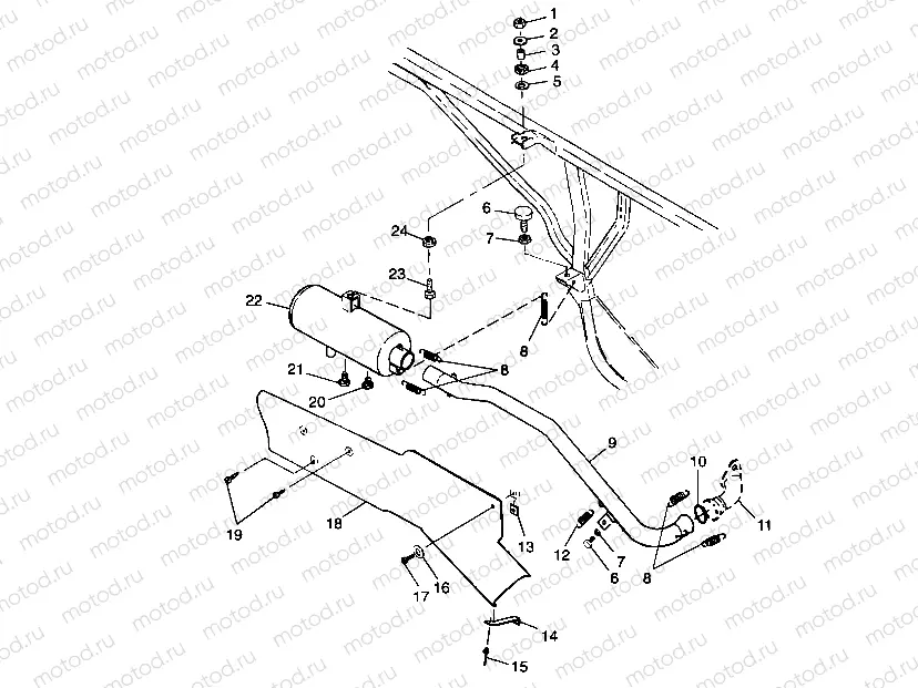 EXHAUST SYSTEM - A99AE50DA (4949204920a013) | EXHAUST SYSTEM - A99AE50DA (4949204920a013)