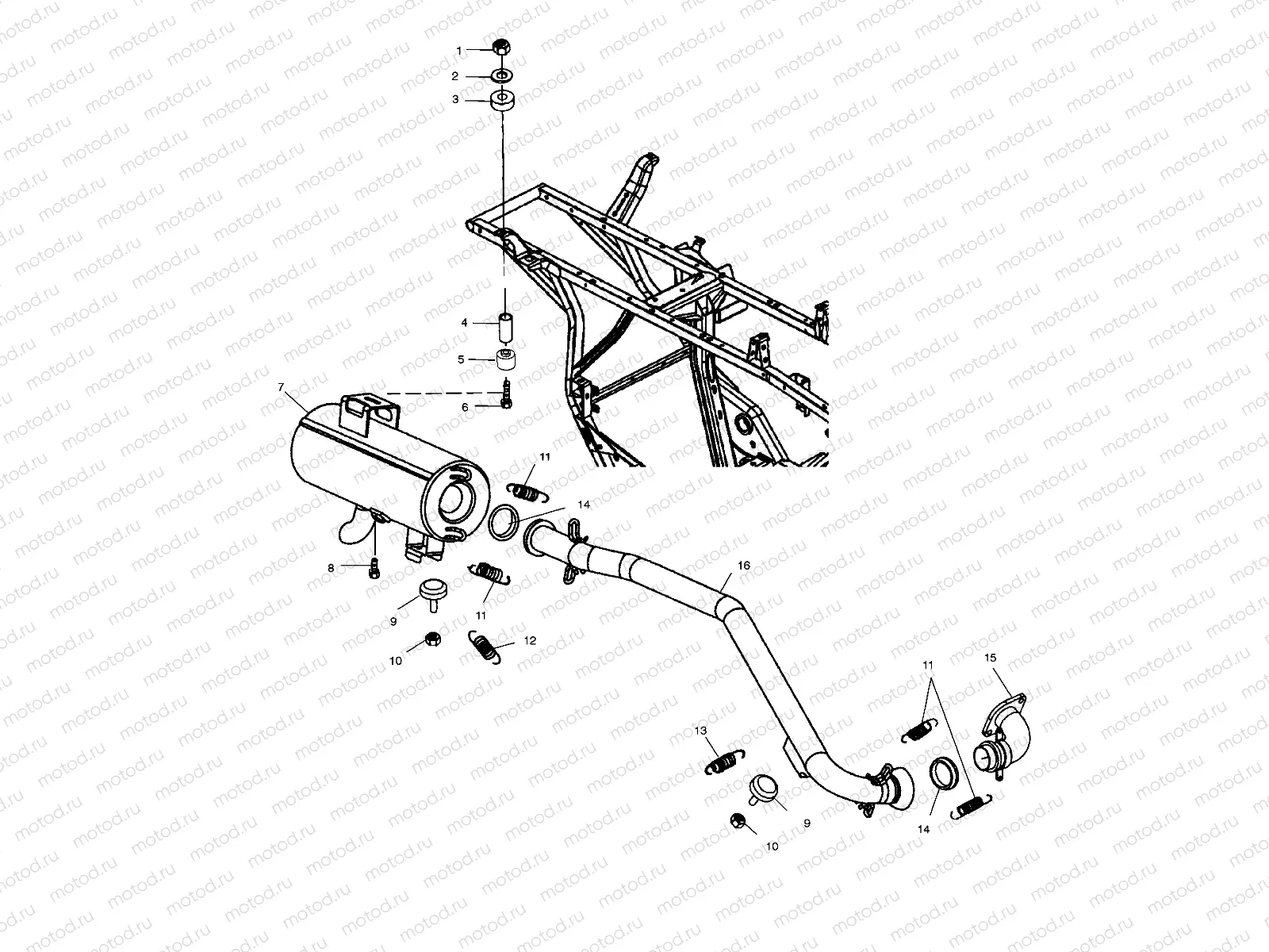 EXHAUST SYSTEM - C10CD50AA (4977417741A11) | EXHAUST SYSTEM - C10CD50AA (4977417741A11)