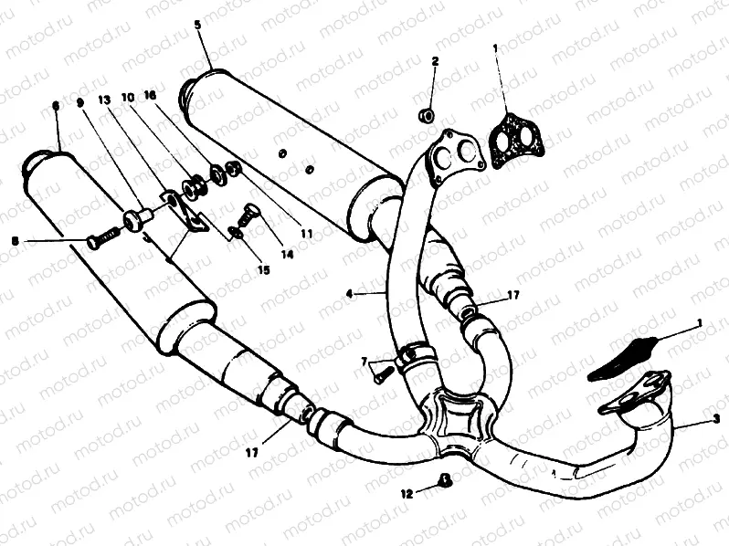 EXHAUST SYSTEM » EXHAUST SYSTEM