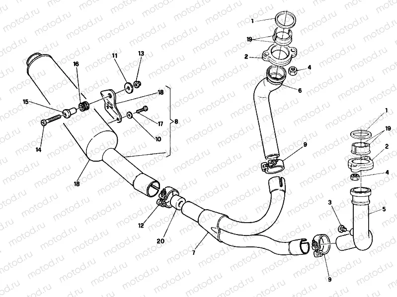 EXHAUST SYSTEM » EXHAUST SYSTEM