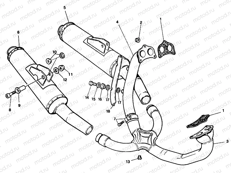 EXHAUST SYSTEM » EXHAUST SYSTEM