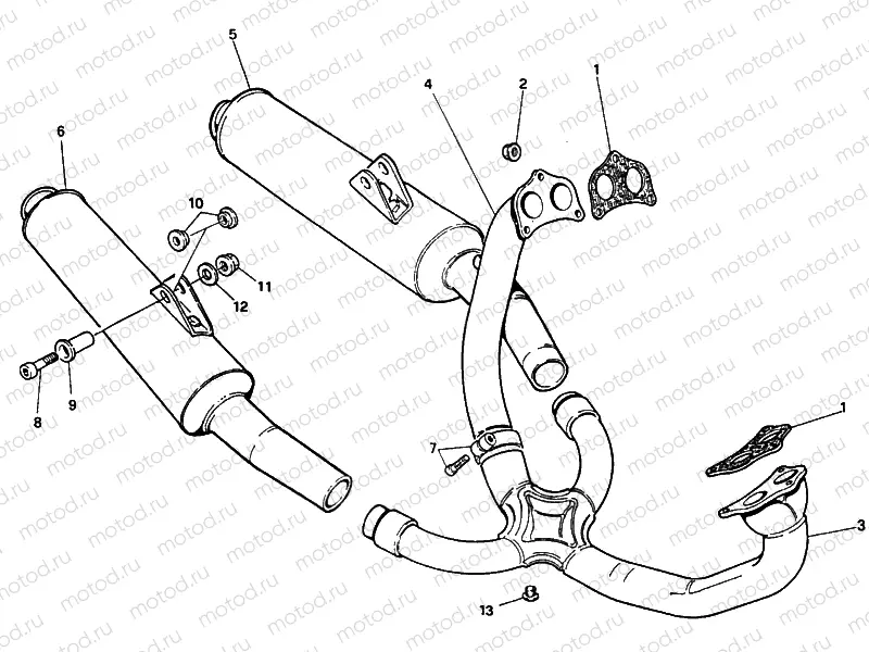 EXHAUST SYSTEM » EXHAUST SYSTEM