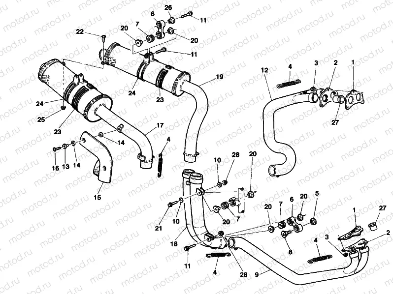 EXHAUST SYSTEM » EXHAUST SYSTEM