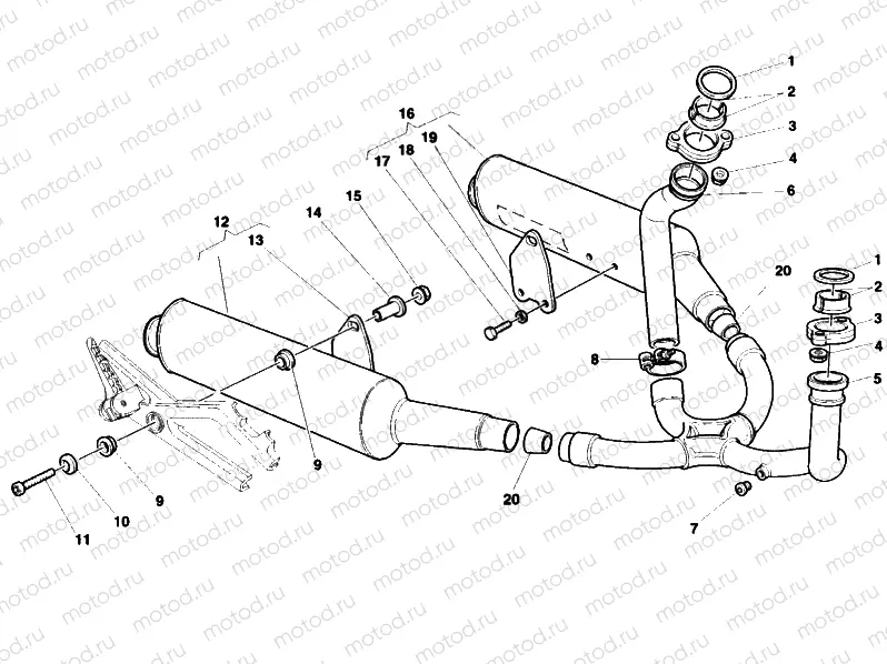 EXHAUST SYSTEM » EXHAUST SYSTEM