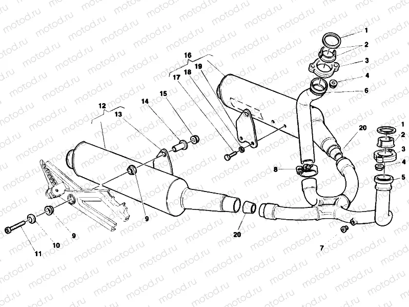 EXHAUST SYSTEM » EXHAUST SYSTEM