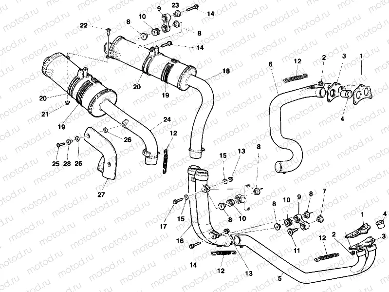 EXHAUST SYSTEM » EXHAUST SYSTEM