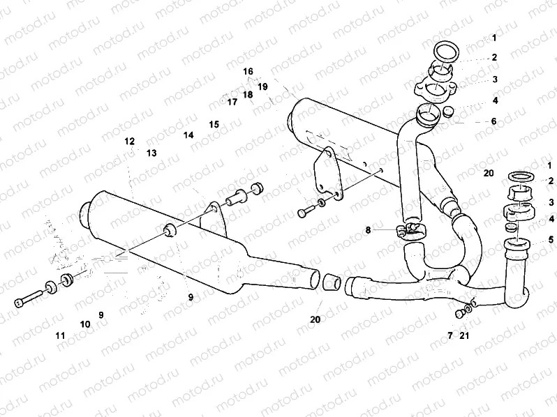 EXHAUST SYSTEM » EXHAUST SYSTEM