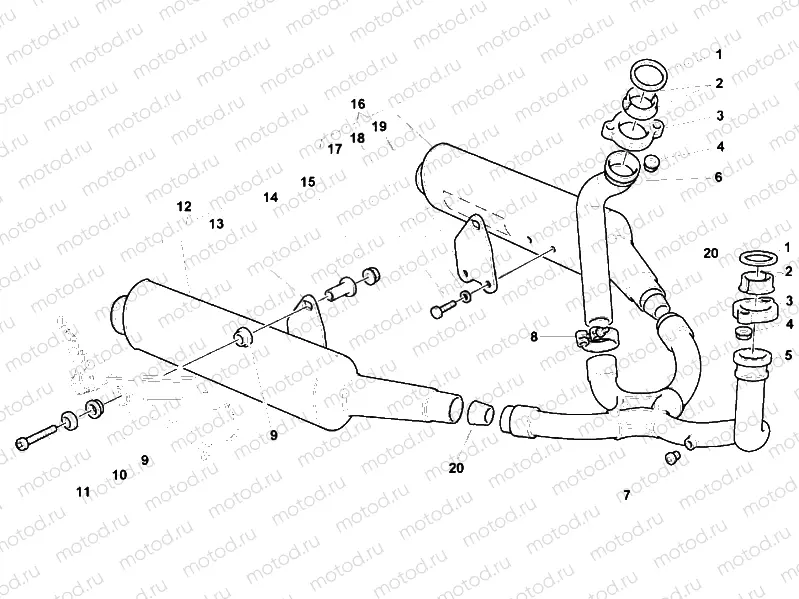 EXHAUST SYSTEM » EXHAUST SYSTEM