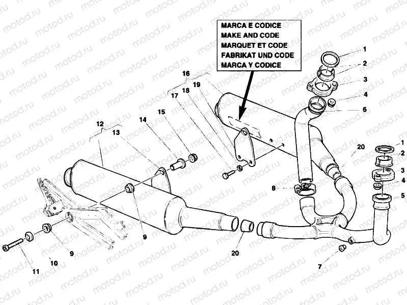 EXHAUST SYSTEM » EXHAUST SYSTEM