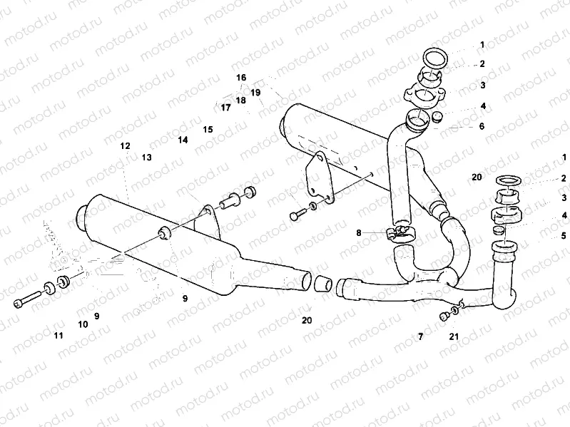 EXHAUST SYSTEM » EXHAUST SYSTEM