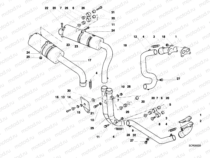 EXHAUST SYSTEM » EXHAUST SYSTEM